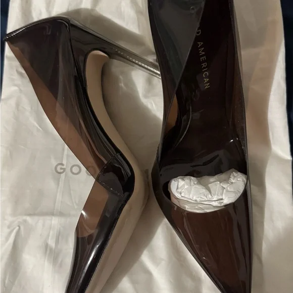 Good American Shoes Good American Womens Brown Heels Poshmark